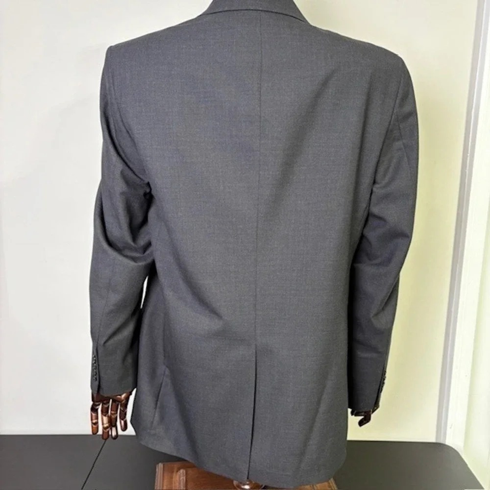 JOS A BANK Men's 41 L Charcoal Wool Suit‎ Jacket Blazer Professional Business